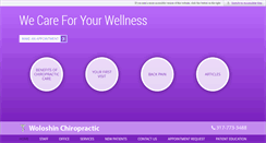 Desktop Screenshot of noblesvillechiro.com