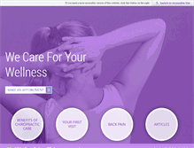 Tablet Screenshot of noblesvillechiro.com